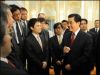 President Hu Jintao said on Sunday that he believed the issue of joint exploration of oil and natural gas resources in the East China Sea, lying between China and Japan, could be resolved. 
