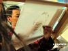 图为展出作品《蒙娜丽莎》(九四年)及《篮球巨星乔丹》。