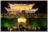 大理古城城楼,大理古城街道棋盘式,城墙和四个方向的城楼保存完好