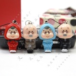 公公婆婆3代手机挂件 手机饰品 手机链 防尘塞 挂件 饰品批发