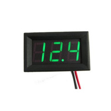 三線直流電壓表頭 0.56寸LED數字電壓表 DC 0V-30.0V 反接保護