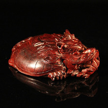 印度小葉紫檀龍龜擺件 紅木文玩 木雕工藝品 手把件 創意禮品