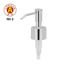 源頭工廠供應F01-2按壓式24牙28牙不銹鋼泵頭 乳液瓶配件噴頭泵頭