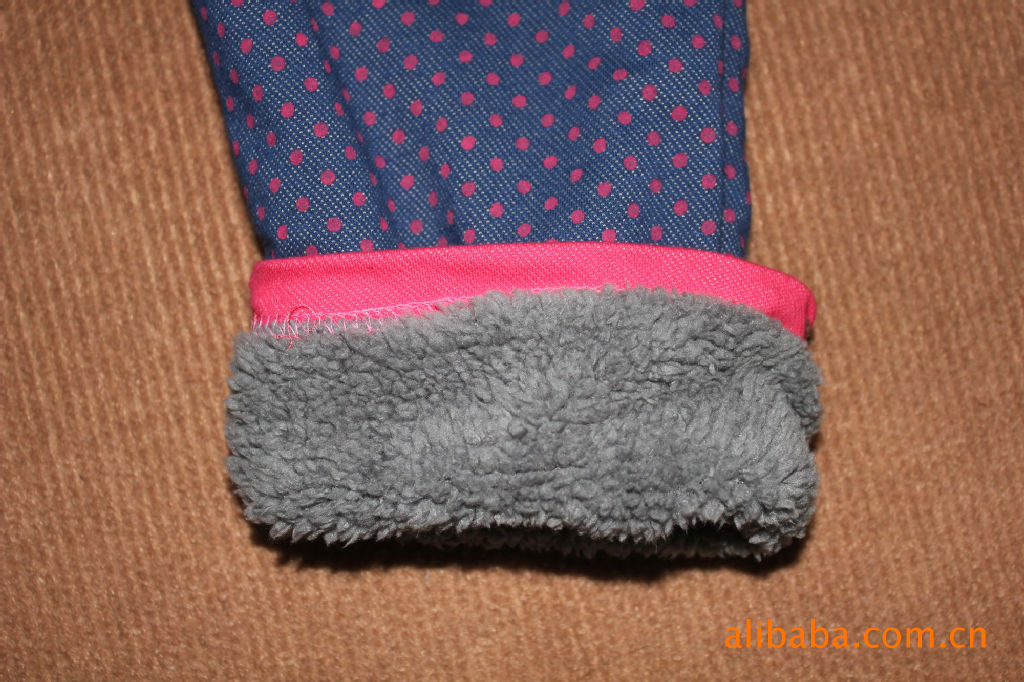 2010冬装 羽芊 儿童裤子 女童加厚 加绒针织长