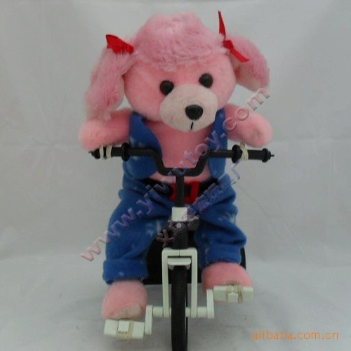 三轮车玩具 电动骑车熊猫 骑车 唱歌图片,三轮车