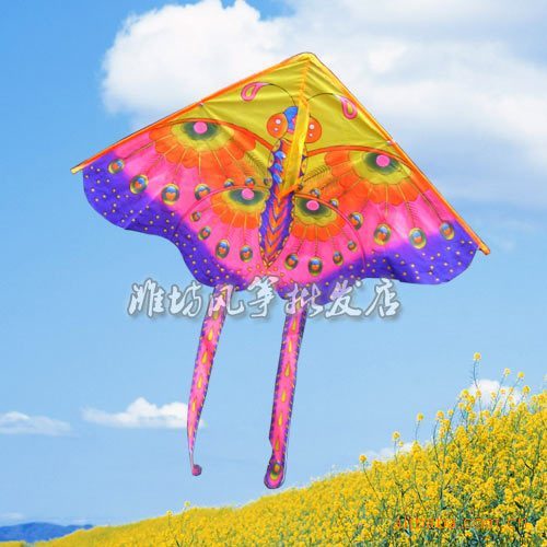 批发采购风筝-供应 - 蓝边小蝴蝶风筝 潍坊鸿运