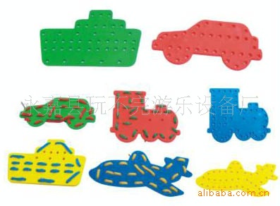 积木-幼儿园用品亲子教具穿线板玩具桌面智力