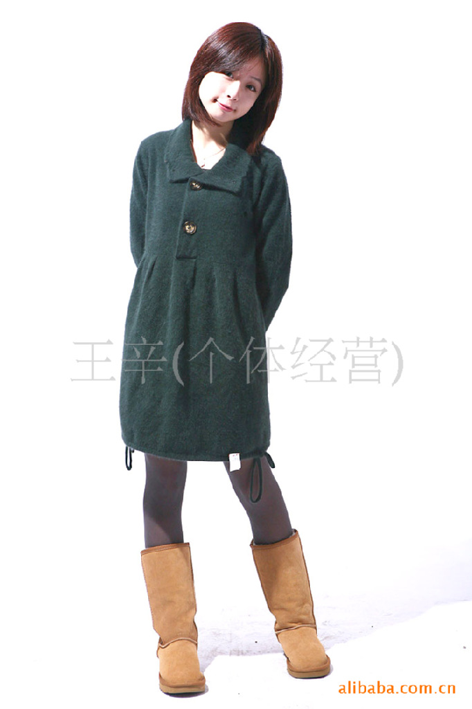 批发采购<em>女式</em>毛衣-<em>羊绒</em>衫<em>外套中长款</em>2010热销