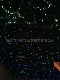 光纤满天星,光纤雷暴夜空___光纤灯天空流星链装饰