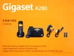 西门子2.4G数字无绳电话机A280中英文菜单