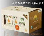 供礼盒金装鸭梨醋饮料6瓶*500ml/箱90元