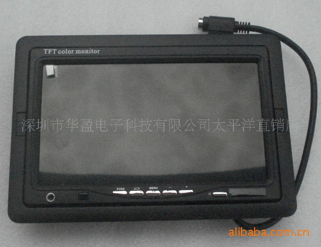 tft lcd,7英寸车载液晶显示器屏 可接倒车摄像头/监控器