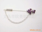 胸针胸花/别针丝巾扣 别针系列水钻别针 双蝴蝶别针
