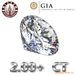 【十年资质】2.01克拉天然F色超美3EX裸钻 GIA证书 欧洲切工