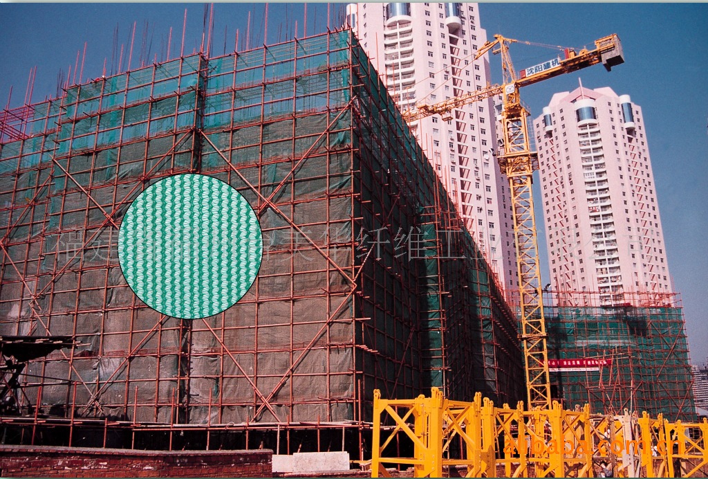 竹福牌-阻燃密目式安全立网 图片