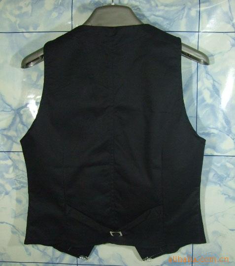 正品LGP 条纹边黑色修身<em>男休闲马甲</em>807 33.0