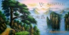 DX-FJ0236 批发手绘中国山水迎客松风景油画