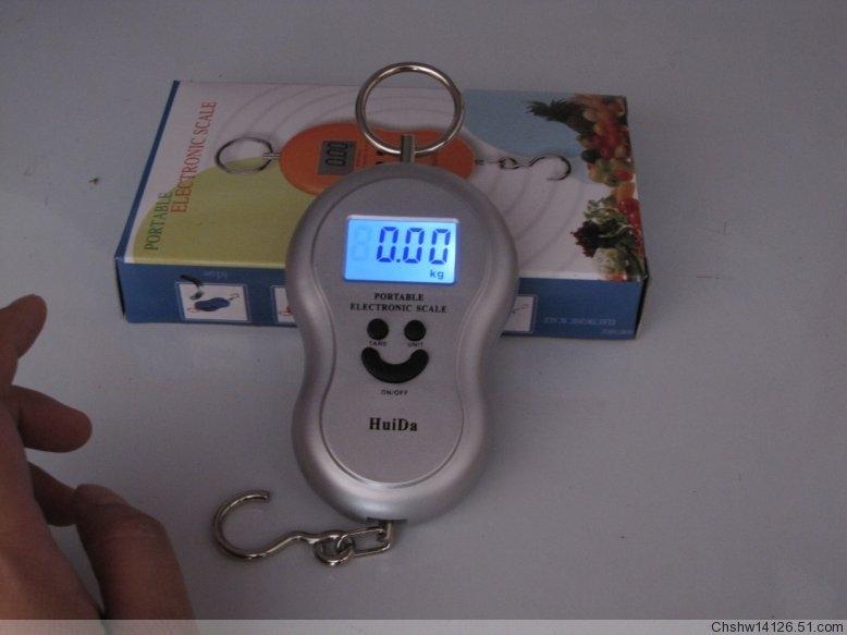Hui Da超大蓝屏背光显示手提秤\/电子吊钩秤\/电