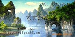 DX-FJ0237 批发手绘中国桂林山水风景油画