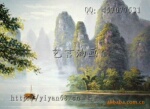 DX-FJ0257批发手绘中国桂林山水风景油画