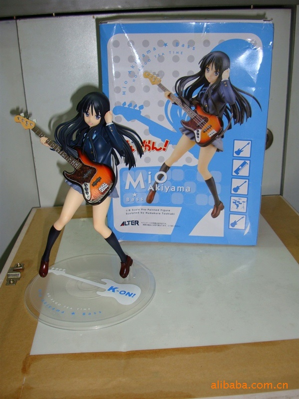 动漫周边批发<em>轻音少女中野梓</em>抱吉他盒装大手办