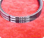 进口摩托车皮带豪迈GY50(4冲50)17.7-681/18.1-669特别三星皮带