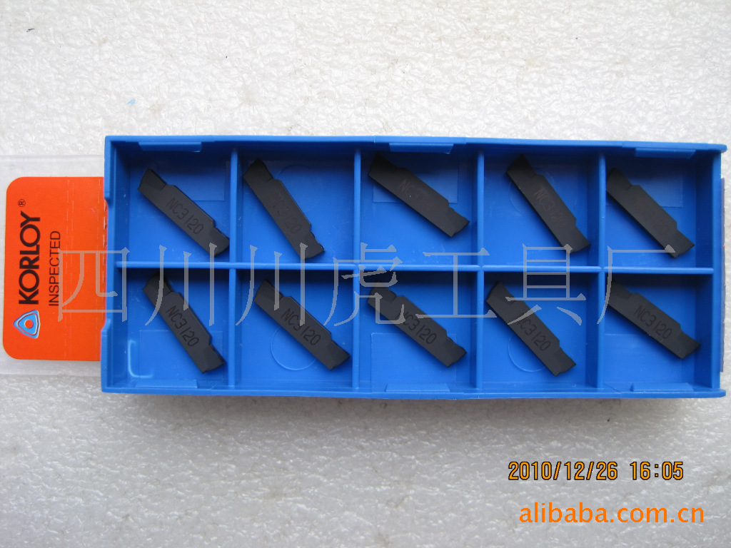四川川虎铝用槽刀片/铸件槽刀片/卡簧槽刀片：TC16T3R215 ZK10UF