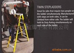 万之宜供应绝缘折合梯,纤维绝缘A形梯