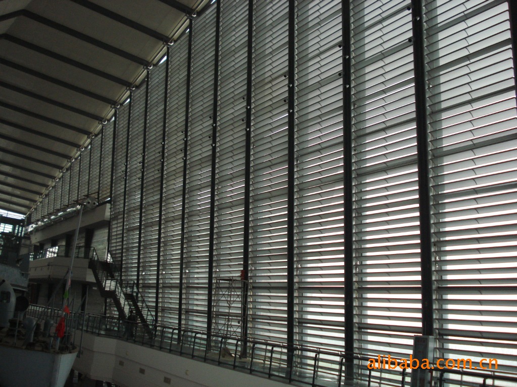 户外铝合金遮阳板遮阳百叶 _ 户外铝合金遮阳