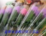 厂家直供婚庆圣诞节促销礼品,尖桶单支玫瑰香皂花,纸香皂