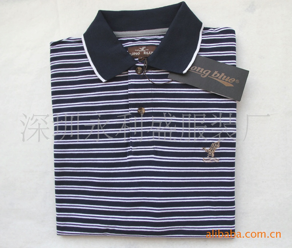LONG BLUE国际品牌 商务男装短袖休闲T恤 1