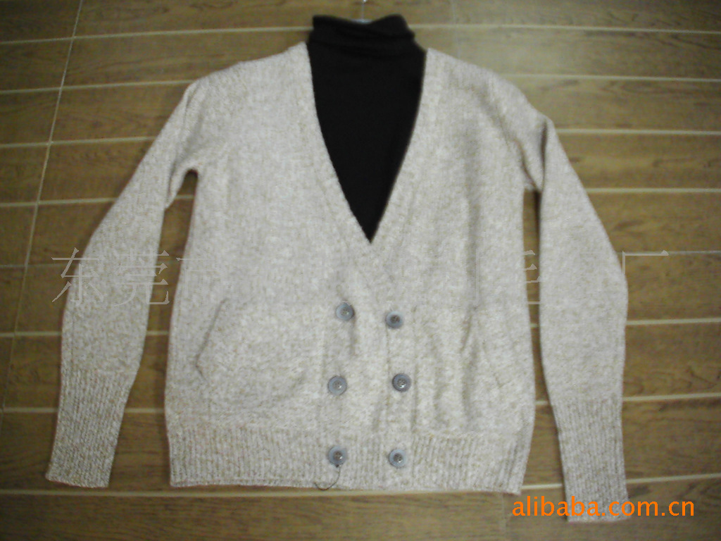 【批发 <em>外单</em> 韩版开胸大<em>V领毛衣</em>】价格,厂家,图