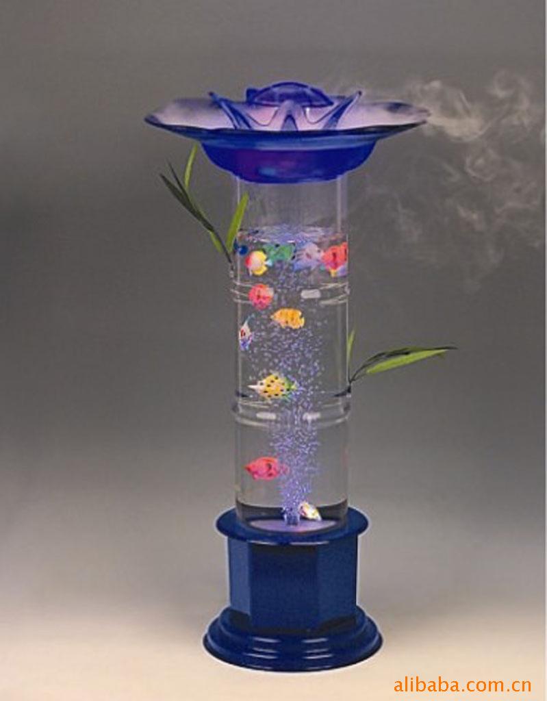 多功能花瓶加湿器 新奇特工艺 水族空气湿度调