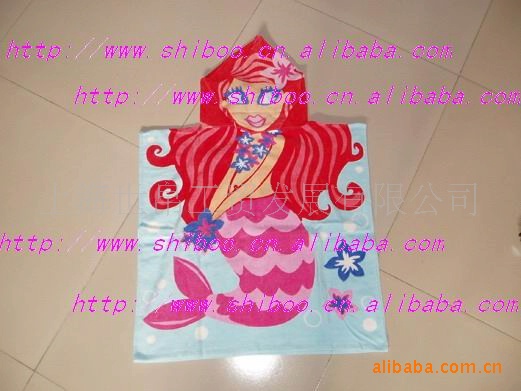 child bath towel（girl）