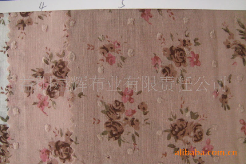 棉布印花,提花,玫瑰花朵系列印花,y9707