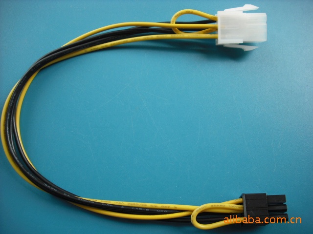 【厂家销售5557 8P转6P显卡电源线,24P主板