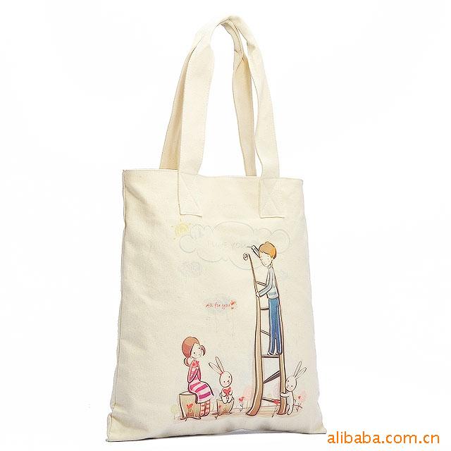 广州手袋加工厂 创意韩国设计ITBAG帆布包购物袋 女手提包 订做