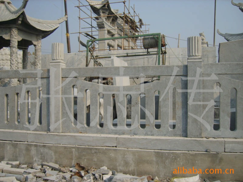 青石栏杆 石栏板 石桥 石雕护栏价格优廉,质量保