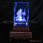 专业生产各种水晶圣诞礼品,水晶外贸产品