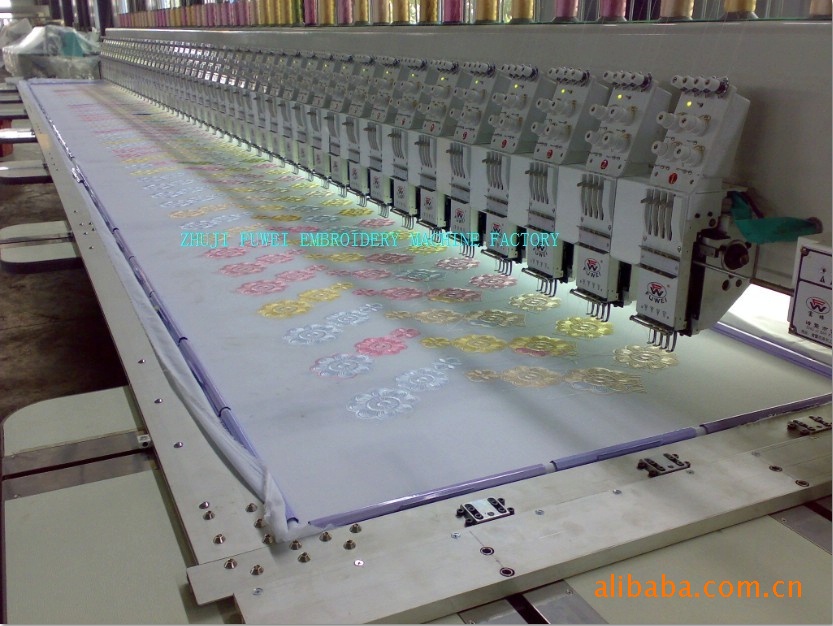 电脑绣花机 水溶花边绣花机 - 电脑绣花机 水溶