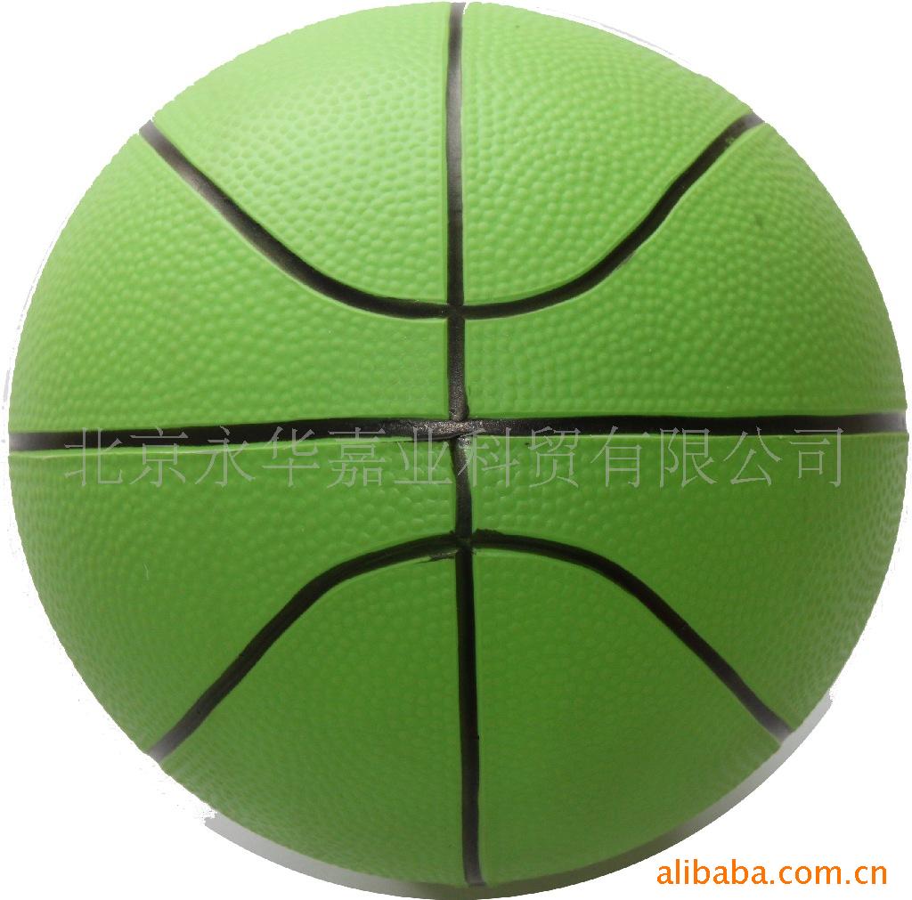 【【旺季热销】伊诺特8寸20cm篮球 绿色黄色