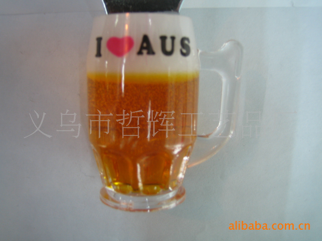供应大号啤酒瓶形开瓶器冰箱贴 哲辉工艺02详情5
