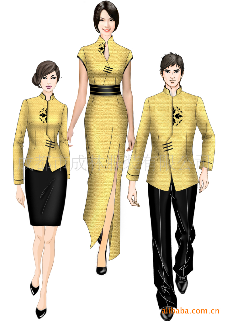供应酒店制服;餐厅制服、客房服务员工作服,供