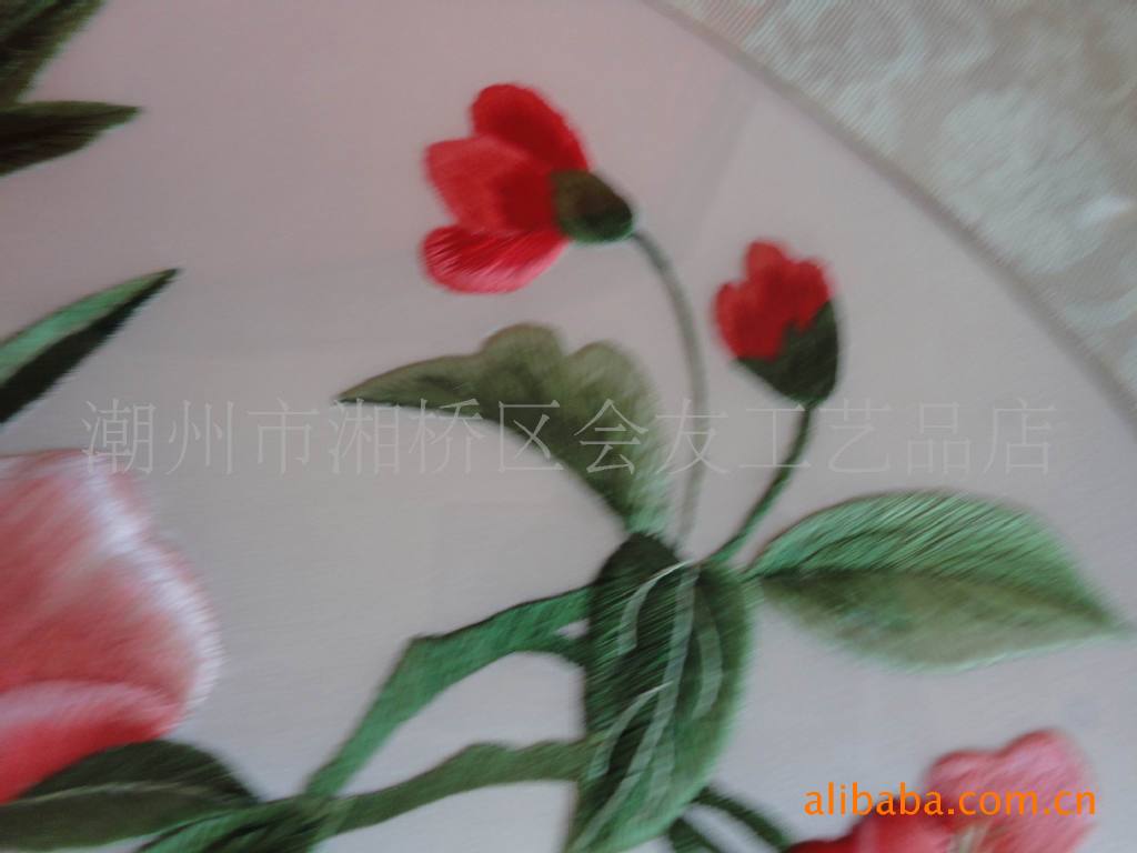 广东潮州 纯手工刺绣粤绣广绣潮绣礼品工艺品