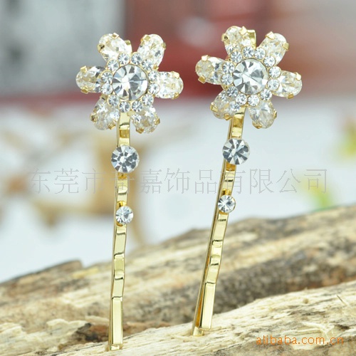 金属<em>发夹</em> 粘钻发夹 <em>女士发夹</em> 高档发夹 - 阿里巴