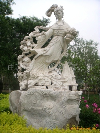 【热销】供应汉白玉<em>天女散花雕刻</em>,【热销】供