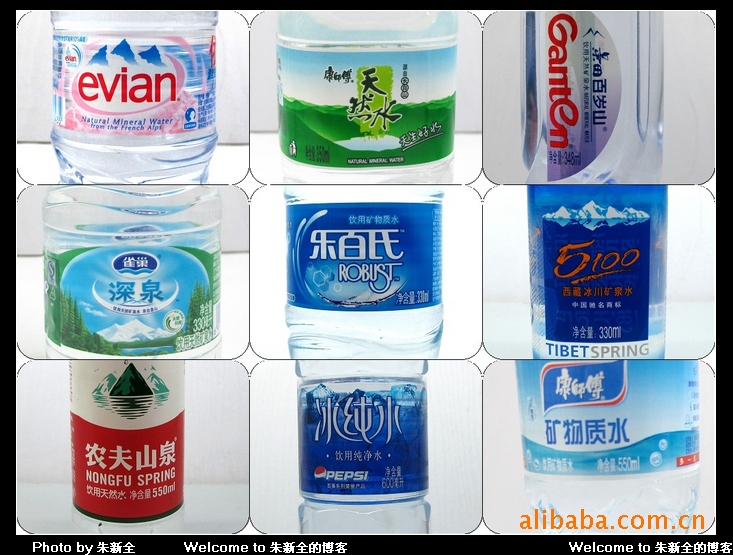 净水哥图文点评10个品牌瓶装水(一)yc 阿里巴