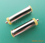 6514DC24.5L镀镍黄胶/DC电源插头,laptop plug
