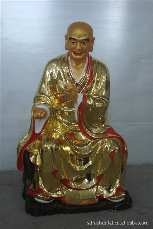 厂家供应 法相庄严 88cm 坐像 寺庙佛像 十八罗汉 承接寺庙工程