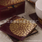 (低价)大理石面精品别致水晶杯垫 要你好看